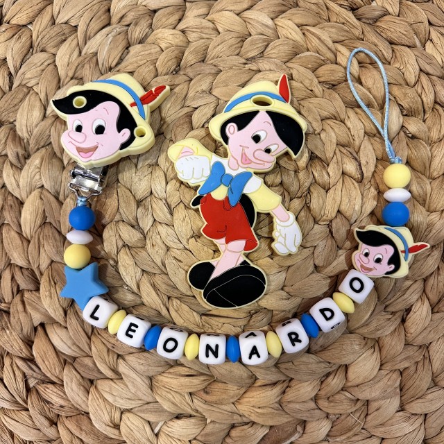 Set Catenella Portaciuccio Pinocchio