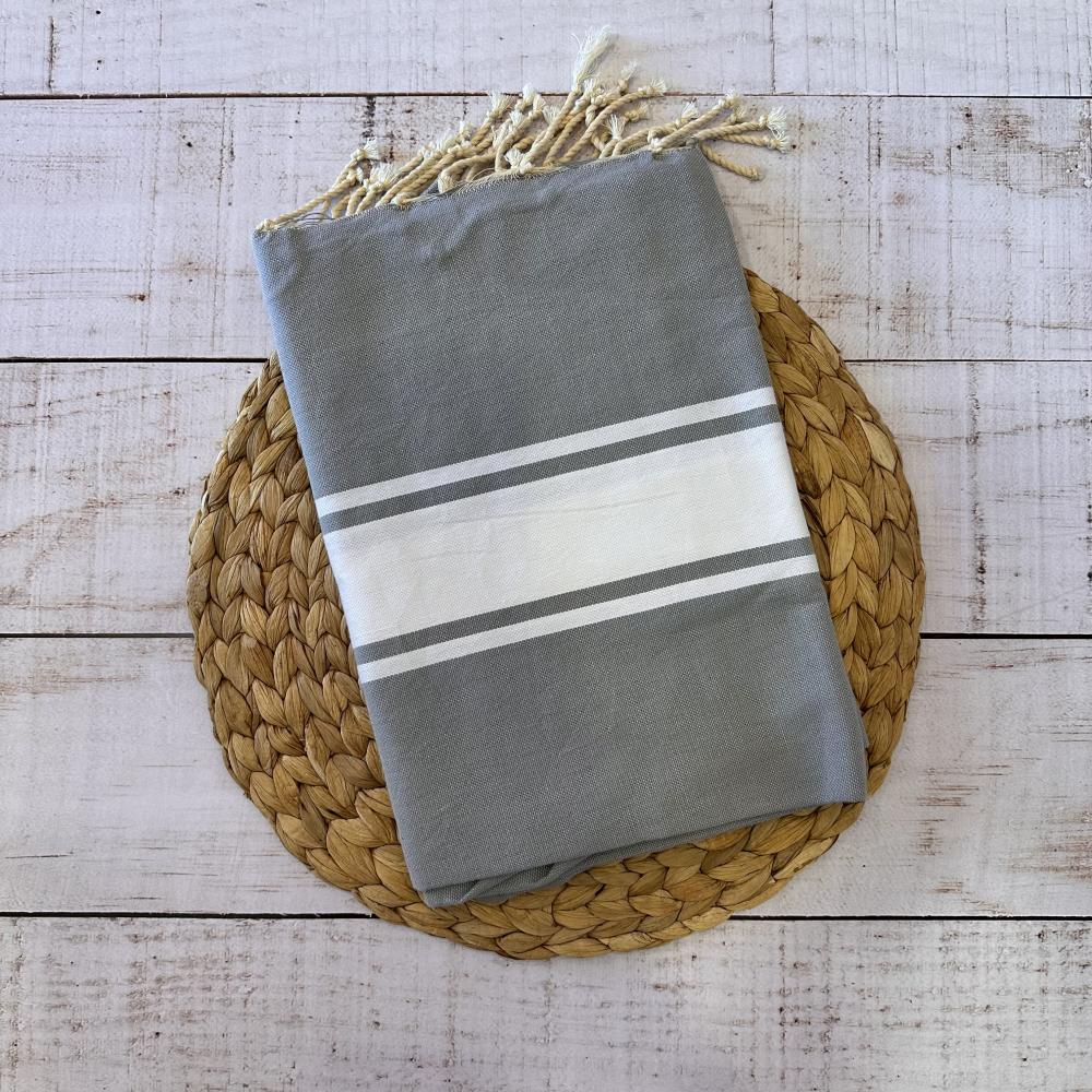 Telo Mare Fouta GRIGIO