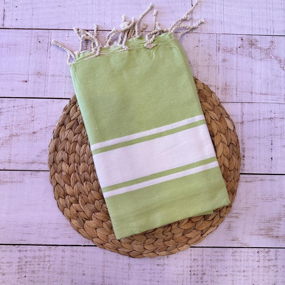 Telo Mare Fouta VERDE CHIARO